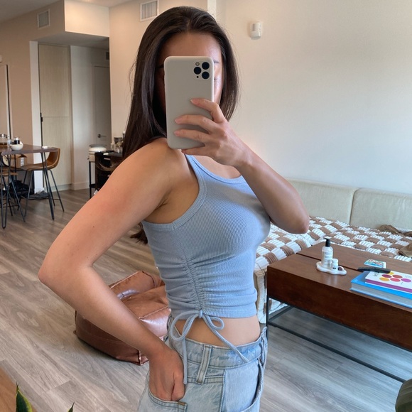 Princess Polly madelyn ruche tank top XS - Picture 3 of 3